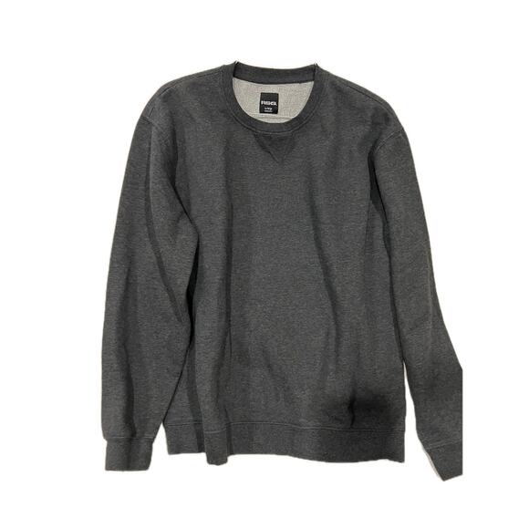 RSQ Charcoal Gray Crewneck Sweatshirt Mens XXL - Picture 1 of 3